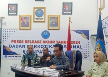 Sepanjang Tahun 2024 BNNK Muna Berhasil Merehab 35 Orang Pengguna Narkoba