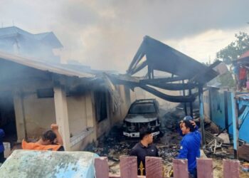Lalai, 1 Rumah dan 2 Unit Kendaraan di Muna Ludes Terbakar