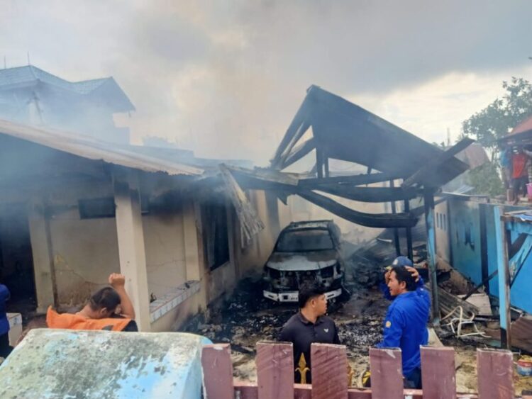 Lalai, 1 Rumah dan 2 Unit Kendaraan di Muna Ludes Terbakar