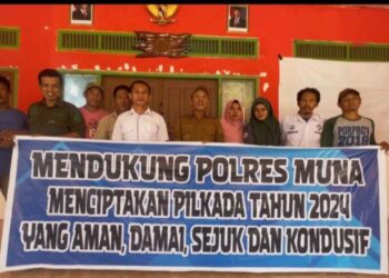 Jelang Pelantikan Bupati-Wabup Muna Barat Terpilih, Kades Wulanga Jaya Dukung Polres Muna Jaga Kamtibmas