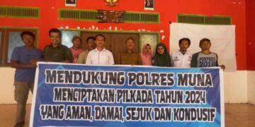 Jelang Pelantikan Bupati-Wabup Muna Barat Terpilih, Kades Wulanga Jaya Dukung Polres Muna Jaga Kamtibmas