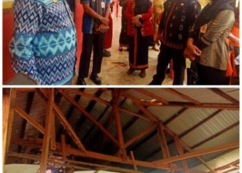 Cepat Tanggap, Plt Bupati Muna Langsung Instruksikan Dikbud untuk Segera Memperbaiki Plafon SDN 8 Katobu yang Ambruk