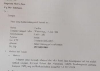 Soroti Dugaan Korupsi Pekerjaan Gapura dan Rehab Gedung FKIP USN Kolaka, AP2 Sultra Bakal Aksi di KPK dan Kejagung RI 