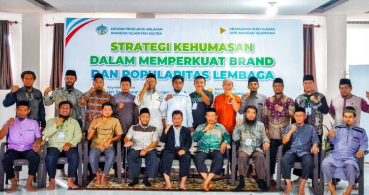 Bangun Citra, Kuatkan Dakwah, Wahdah Islamiyah Sultra Gelar Workshop Kehumasan