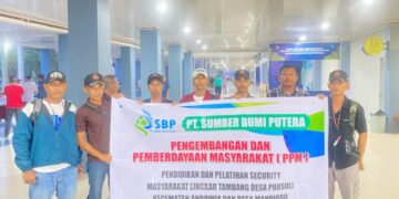 Tulus Hati PT SBP Berangkatkan Warga Lingkar Tambang Ikut Diklat Security di Jawa Barat