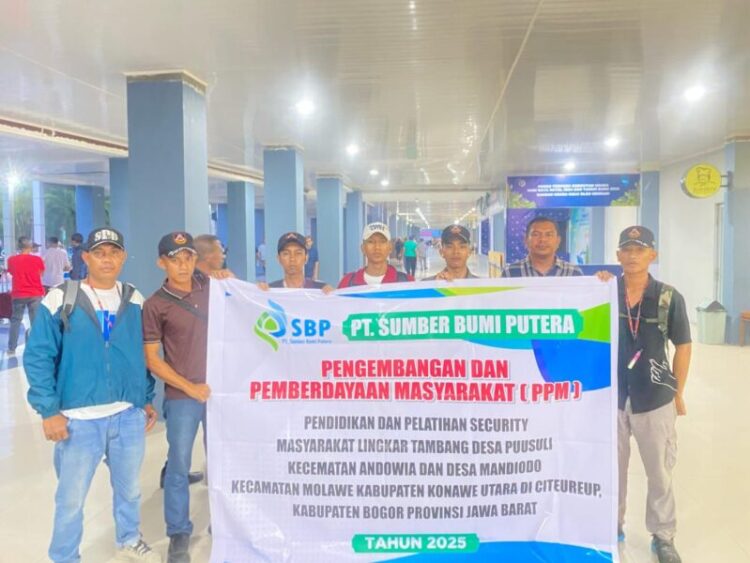 Tulus Hati PT SBP Berangkatkan Warga Lingkar Tambang Ikut Diklat Security di Jawa Barat
