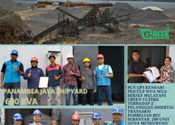 PLN ULP Wua-wua Lakukan Double Energize Green Power di 2 Perusahaan wilayah Moramo