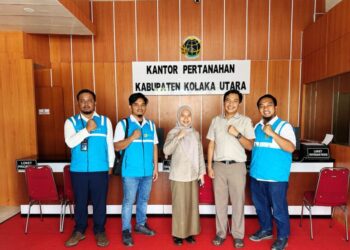 Pererat Hubungan Kerjasama, PLN ULP Kolaka Utara Silahturahmi Dengan BPN Kolaka Utara