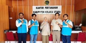 Pererat Hubungan Kerjasama, PLN ULP Kolaka Utara Silahturahmi Dengan BPN Kolaka Utara