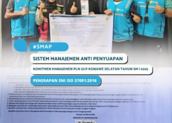 Komitmen PLN ULP Konawe Selatan jalankan Proses Bisnis dengan Integritas & Berpegang Teguh Pada Prinsip 4 NO’s