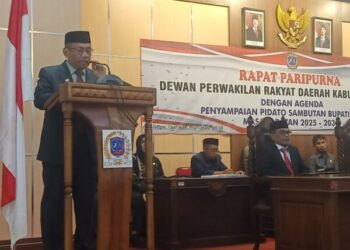 Pidato Perdana di Paripurna DPRD, Bupati Muna Komitmen Wujudkan Pembangunan yang Inklusif dan Berkelanjutan