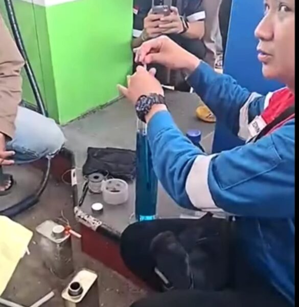 Tanggapi Keluhan Warga Terkait Dugaan Oplosan BBM, Polres Muna Bersama Pertamina & Perdagin Lakukan Pengecekan di 3 SPBU