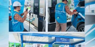 Manager PLN UP3 Kendari Lakukan Inspeksi, Pastikan SPKLU Siap Layani Pemudik