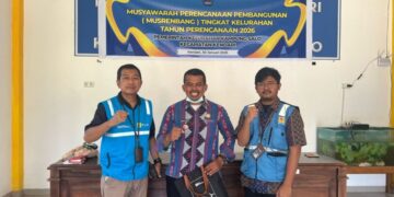Perkuat Sinergi Stakeholder, PLN ULP Benu-benua Lakukan Silaturahmi Dengan Lurah Kampung Salo