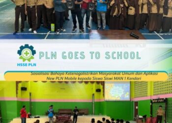 PLN Sosialisasikan K3 dan Aplikasi PLN Mobile kepada Siswa MAN 1 Kendari