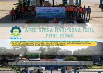 PLN ULP Wua-wua Gelar Apel Siaga, Pastikan Pasokan Listrik Jelang Idul Fitri Aman dan Terkendali