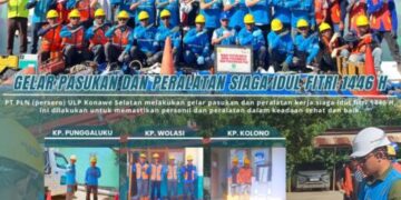 Jelang Idul Fitri 1446 H, PLN ULP Konawe Selatan Gelar Apel Siaga Pastikan Pasokan Listrik Tetap Aman dan Terkendali