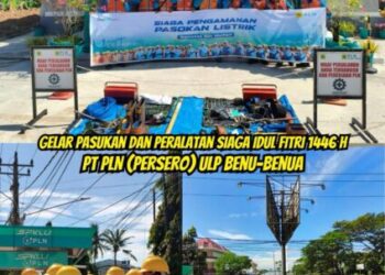 PLN ULP Benu-benua Gelar Apel Siaga, Komitmen Jaga Pasokan Listrik Tetap Aman dan Terkendali Jelang Idul Fitri 1446 H