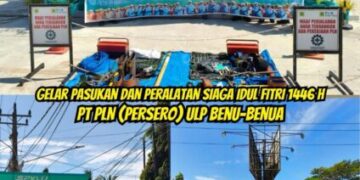 PLN ULP Benu-benua Gelar Apel Siaga, Komitmen Jaga Pasokan Listrik Tetap Aman dan Terkendali Jelang Idul Fitri 1446 H