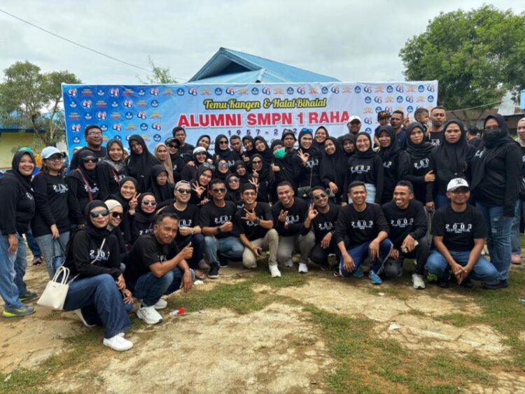 Alumni 2003 Spensa Paling Heboh di Halal Bihalal dan Temu Kangen SMPN 1 Raha