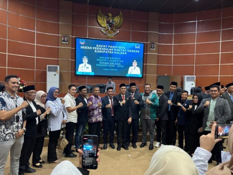 Manager ULP Kolaka Hadiri Rapat Pleno dan Sertijab Bupati Kolaka di Kantor DPRD