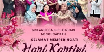 Srikandi PLN UP3 Kendari Ucapkan Selamat Memperingati Hari Kartini 21 April 2025