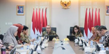 Dalam Rapat Evaluasi Kinerja Triwulan I Tahun 2025, Sekjen Kementerian ATR/BPN Sebut SAKIP Tiga Tahun Terakhir Alami Peningkatan