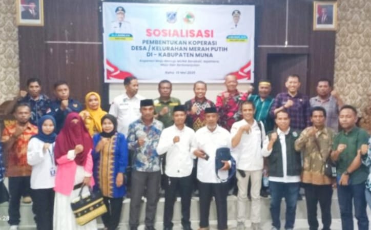 Pemkab Muna Mulai Sosialisasikan Pembentukan Koperasi Merah Putih