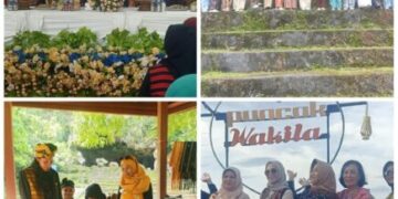 Ketua Dekranasda Sultra Kunjungi Kampung Pengrajin Nentu di Desa Korihi, Kades Usulkan Bantuan Sanggar