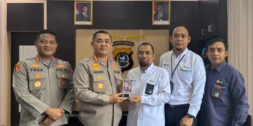 Perkuat Sinergi, Manajemen PLN UP3 Kendari Lakukan Silaturahmi ke Polresta Kendari