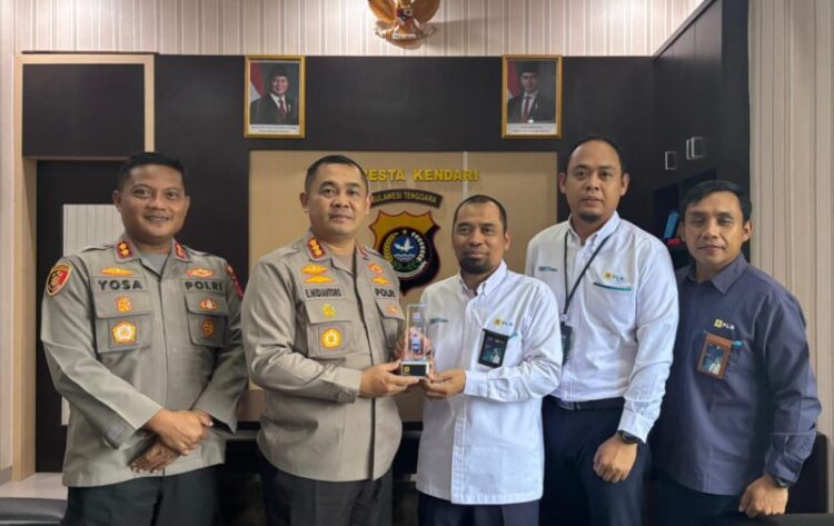 Perkuat Sinergi, Manajemen PLN UP3 Kendari Lakukan Silaturahmi ke Polresta Kendari