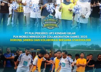 PLN UP3 Kendari Sukses Gelar PLN Mobile Minisoccer Collaboration Games 2025, Dorong Sinergi & Kolaborasi Bersama Stakeholder