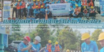 Pastikan Pasokan Listrik Aman Selama Libur Idul Adha, PLN ULP Konsel Gelar Apel Siaga