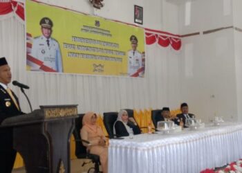 Lantik 50 Pejabat Eselon III dan IV Lingkup Pemda Mubar, Bupati : Semoga Amanah dan Utamakan Kepentingan Umum Untuk Kemajuan Daerah
