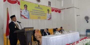 Lantik 50 Pejabat Eselon III dan IV Lingkup Pemda Mubar, Bupati : Semoga Amanah dan Utamakan Kepentingan Umum Untuk Kemajuan Daerah