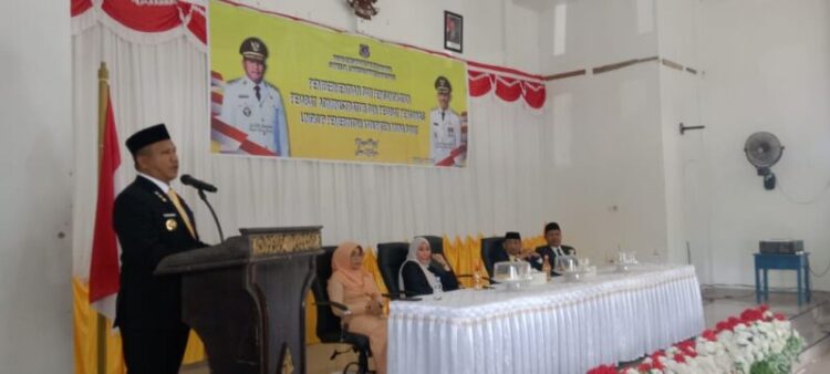 Lantik 50 Pejabat Eselon III dan IV Lingkup Pemda Mubar, Bupati : Semoga Amanah dan Utamakan Kepentingan Umum Untuk Kemajuan Daerah