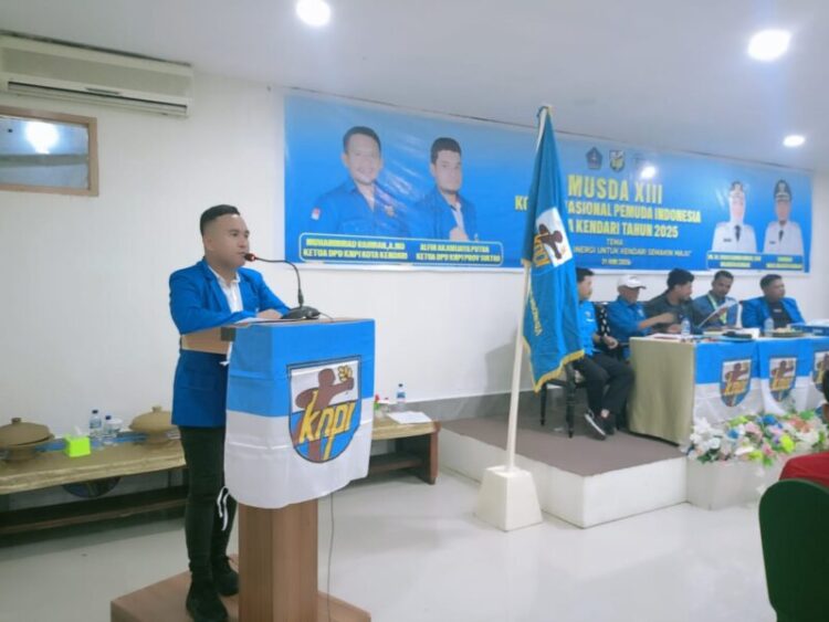 Muh. Maulana Ali Syahputra Resmi Terpilih Sebagai Ketua KNPI Kota Kendari Periode 2025-2028