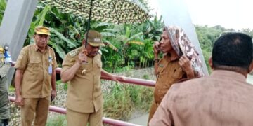Tanggul Kali Desa Wambona Jebol, Bupati Muna Instruksikan Penanganan Cepat 