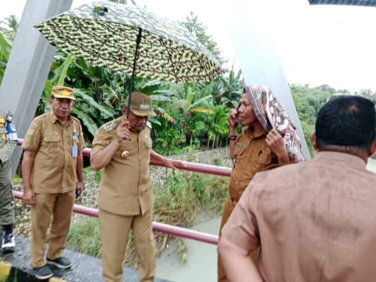 Tanggul Kali Desa Wambona Jebol, Bupati Muna Instruksikan Penanganan Cepat 
