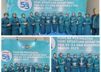 Ketua TP PKK Kabupaten Muna Sulawesi Tenggara, Hadiri Puncak HKG PKK ke – 53 di Kota Samarinda