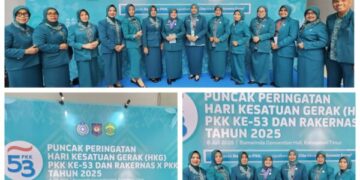 Ketua TP PKK Kabupaten Muna Sulawesi Tenggara, Hadiri Puncak HKG PKK ke – 53 di Kota Samarinda