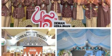 Ketua Dekranasda Kabupaten Muna Sulawesi Tenggara Hadiri Tasyakuran Dekranas ke – 45 di Kota Balikpapan