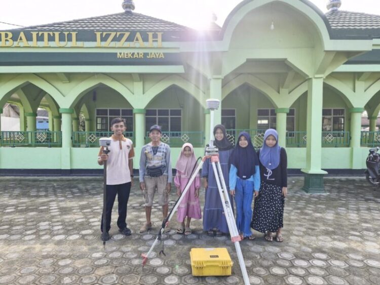 Kantor Pertanahan Mubar Gelar Kegiatan Pengukuran Tanah Wakaf Di Desa Mekar Jaya