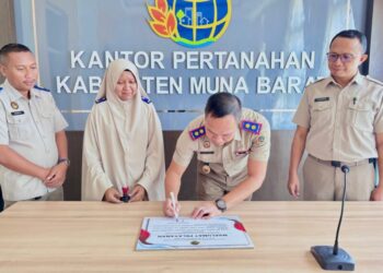 Kantah Mubar Tandatangani Maklumat Pelayanan, Edison : Wujud Komitmen Dalam Memberikan Pelayanan Yang Transparan dan Akuntabel