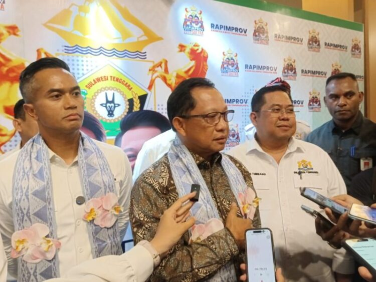 Kadin Sultra Gelar Rapimprov yang Dibuka Mendagri, Dukung Penuh Program Makanan Bergizi Gratis Dan Aspal Buton