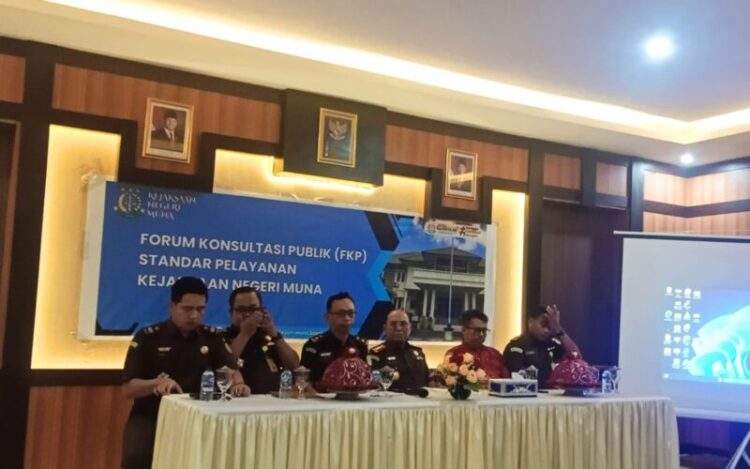 Kejari Muna Gelar Forum Konsultasi Publik, Dorong Kualitas dan Transparansi Layanan Hukum
