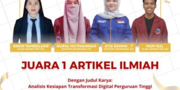 Hebat ! Mahasiswa Fakultas Teknologi Informasi USN Kolaka Raih Prestasi pada Ajang CODETI-HACKEAST 2025