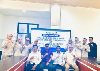 Perkuat Sistem Penjamin Mutu, GPM Fisie USN Kolaka Studi Banding Ke Fisip UHO