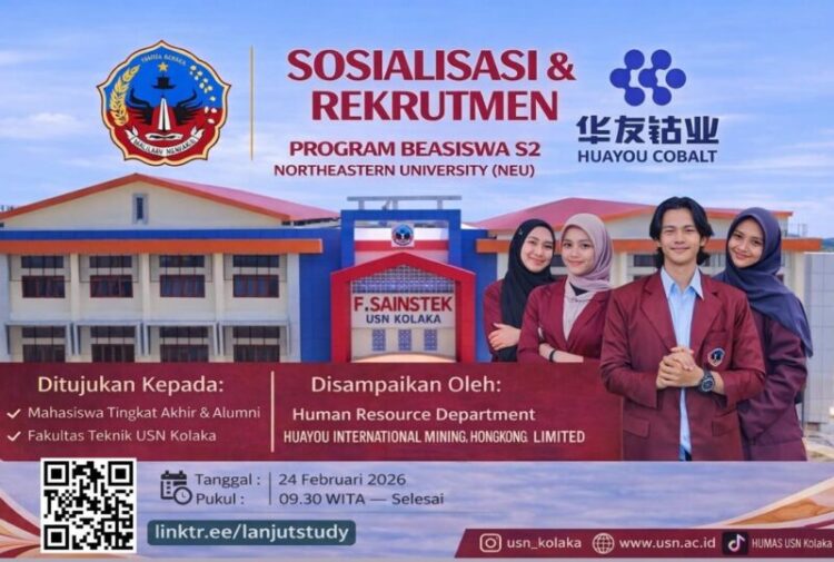 Sosialisasi & Rekrutmen Program Beasiswa S2 Northeastern University (NEU)