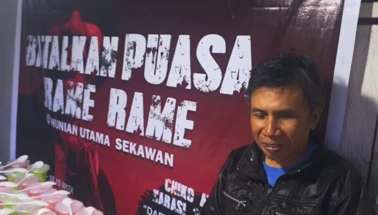 Ungkapkan Solidaritas Perjuangan , Sultraline  Gelar 18.00  Wita Batal Puasa Rame Rame